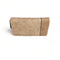 Brown PU leather wallet with embossed flower design by Cotton Road.