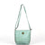 Cotton Road Sling Bag - Green PU Leather with Weave Effect - Something From Home - South African Shop