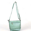 Cotton Road Sling Bag - Green PU Leather with Weave Effect - Something From Home - South African Shop