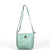 Cotton Road Sling Bag - Green PU Leather with Weave Effect - Something From Home - South African Shop