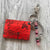 Keyring - Red with Windmill - Something From Home - South African Shop