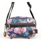 Sling bag -Canvas With Purple Flowers - Something From Home - South African Shop