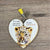 Key Tag - Wooden Heart Your Peace - Something From Home - South African Shop