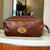 Woesmooi Genuine leather Shaving bag - Light brown - Something From Home - South African Shop